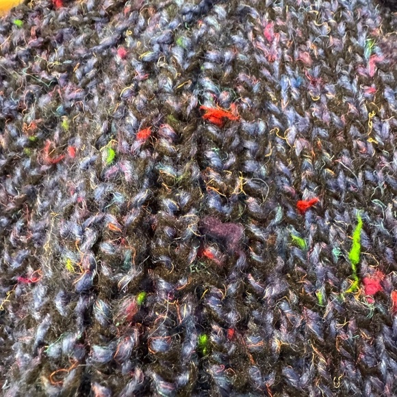 Vintage Blueprint Wool Blend Button Front Cardigan with Pockets / Large - Picture 2 of 13